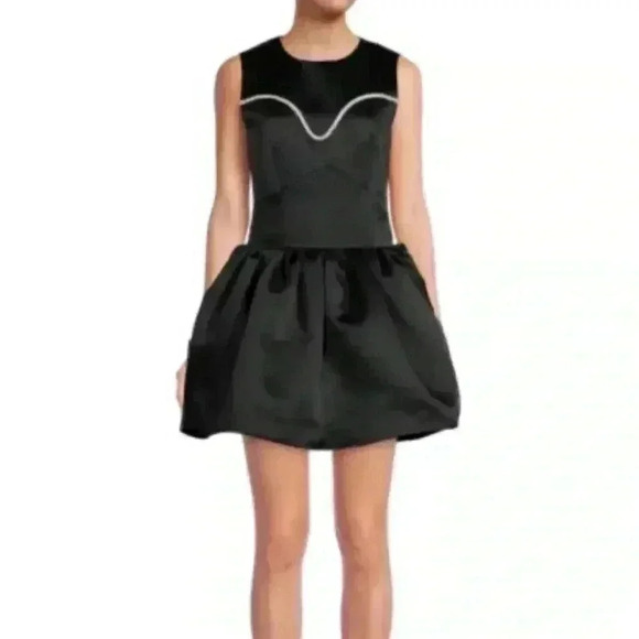 Tanya Taylor Mini Dress 2 Coquette Old Money Glam Audrey Hepburn Swiftie NYE - Picture 2 of 14